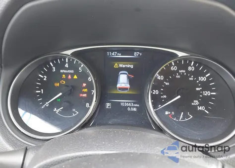 2015 Nissan Rogue Sv из США, поврежденный, VIN KNMAT2MV5FP536374